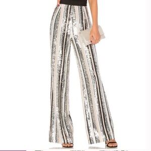 Revolve NBD Sequin Saturday Love Pants In Stripe